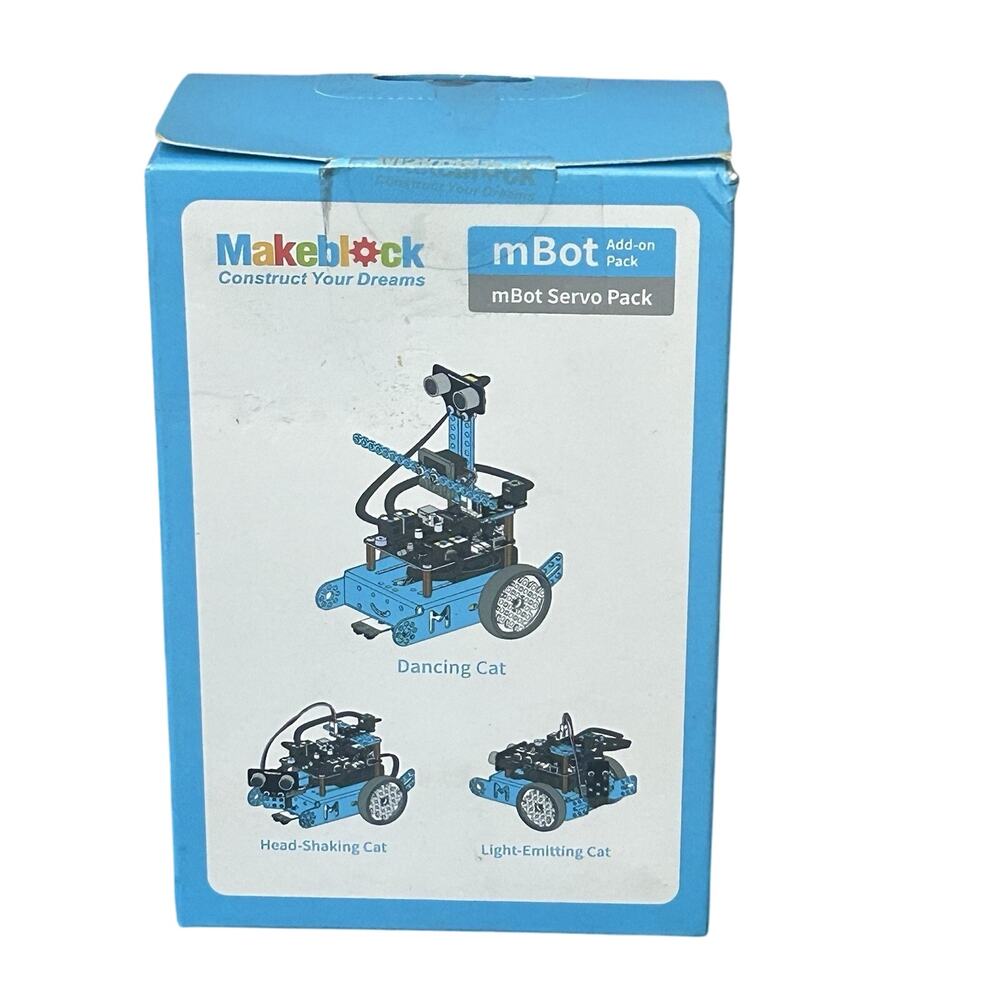 NEW Makeblock mBot Servo Pack Add-on Pack Dancing Cat Head Shaking Cat